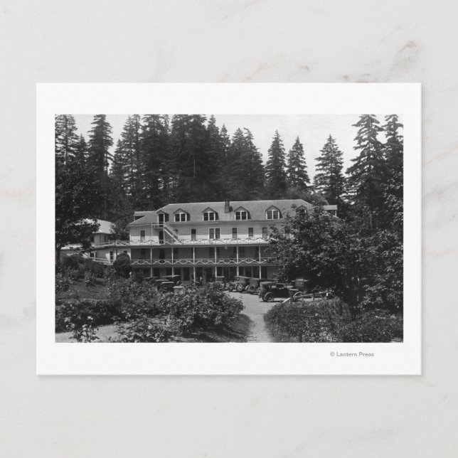 Postal Carson, WA Shipherd's Springs Hotel View (Anverso)