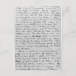 Postal Carta a Richard Wagner el 17 de febrero de 1860
