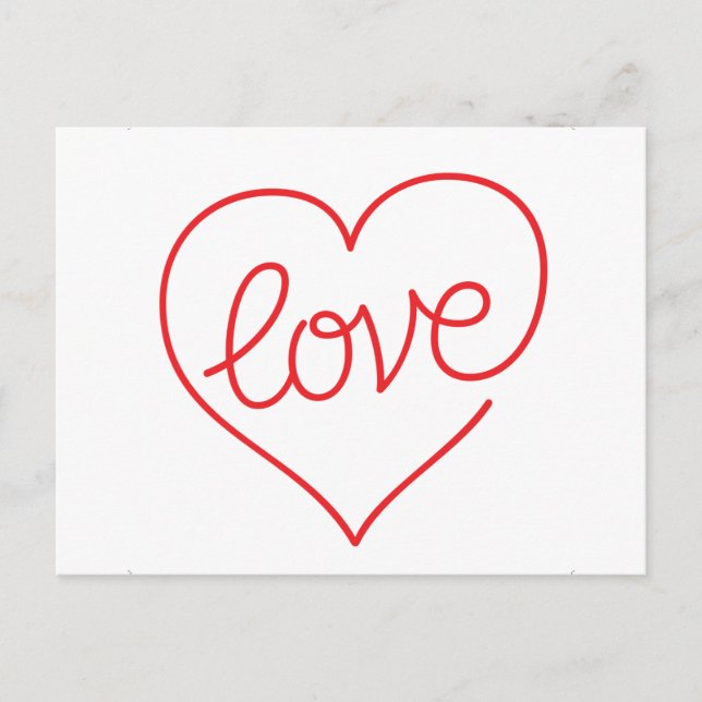 POSTAL CARTA DE AMOR (03) (Anverso)