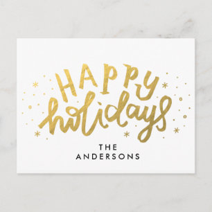 Postal Carta de Felices Fiestas Navidad