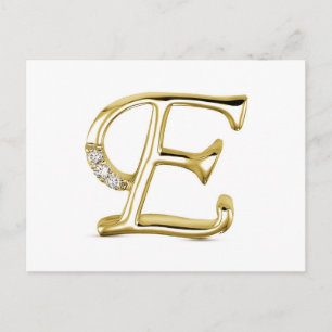 POSTAL CARTA DE ORO" E "CON DIAMANTES