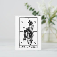 Carta de Tarot Ciclista Ilustración de Bicicleta V