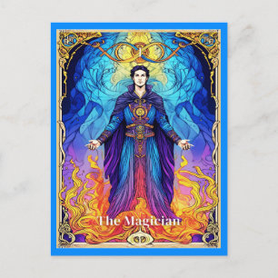 Postal Carta de Tarot El Mago