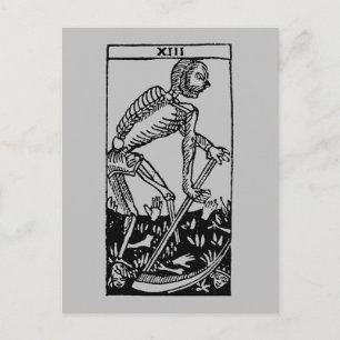 Postal Carta de tarot: Muerte