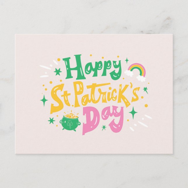 POSTAL CARTA DEL DÍA DE SAINT PATRICKS (Anverso)