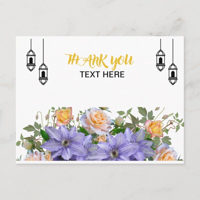 POSTAL CARTA GRACIAS (Anverso)