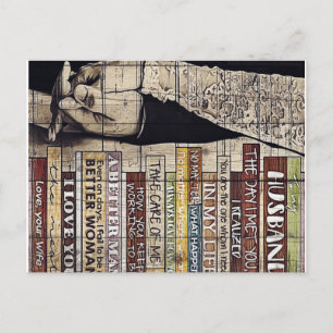 Postal Carta para la familia   Decoración familiar  