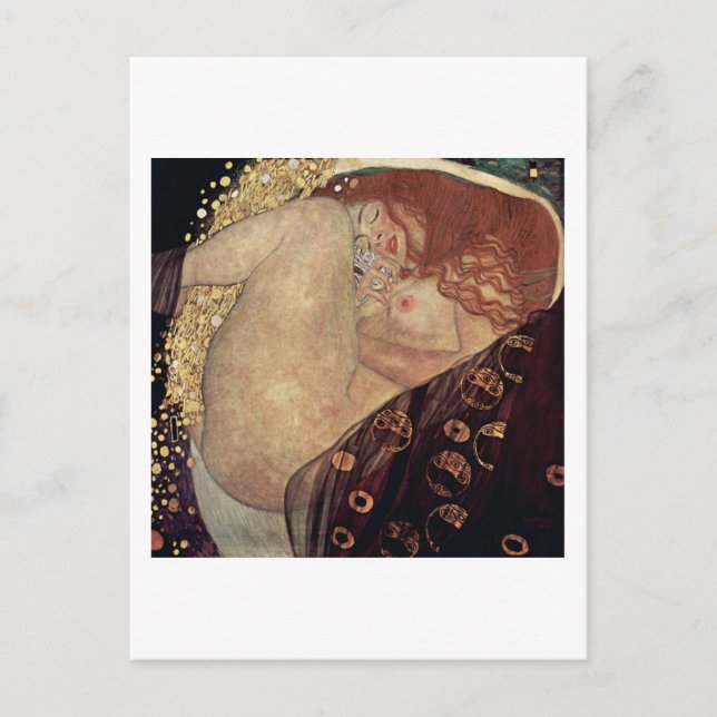 POSTAL CARTA POSTAL: GUSTAV KLIMT : DANAE: 1917-1918 (Anverso)