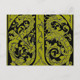 Postal Carta T con DragonsPostcard