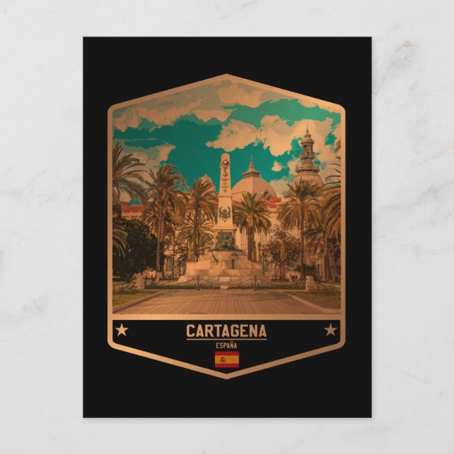 Postal Cartagena (Anverso)