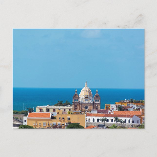 Postal Cartagena, casco antiguo de Colombia (Anverso)