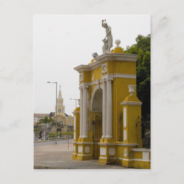 Postal Cartagena, Colombia (Anverso)