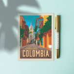 Postal Cartagena, Colombia<br><div class="desc">Anderson Design Group es una firma de diseño y ilustracion galardonada en Nashville,  Tennessee. El fundador Joel Anderson dirige un equipo de artistas talentosos para crear arte poster original que se parece a las estampas publicitarias tradicionales de los años 20 a los 60.</div>