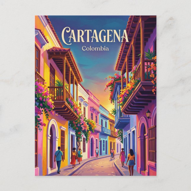 Postal Cartagena Colombia (Anverso)