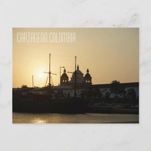 Postal Cartagena Colombia Postcard (Anverso)