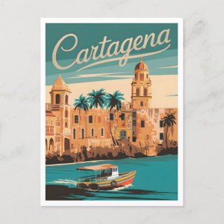 Postal Cartagena Vintage