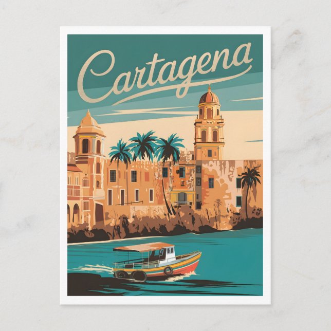 Postal Cartagena Vintage (Anverso)