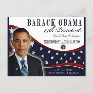 Postal Cartas conmemorativas de la inauguración de Obama