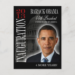 Postal Cartas conmemorativas de la inauguración de Obama 