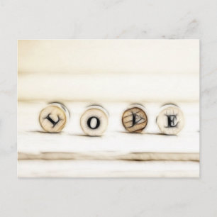 Postal Cartas de amor