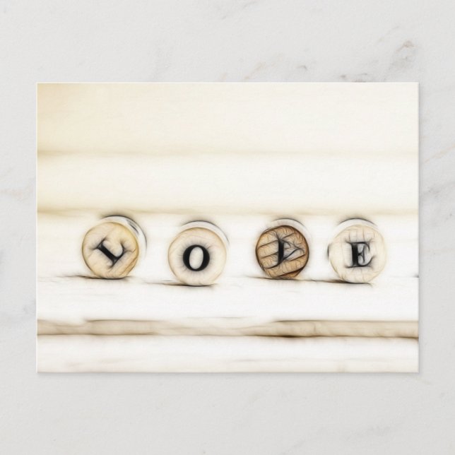 Postal Cartas de amor (Anverso)