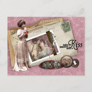 Postal Cartas de amor románticas de Victoria