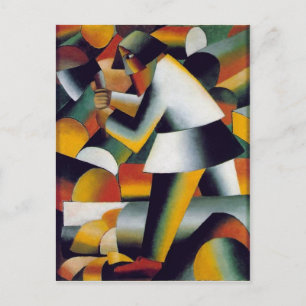 Postal Cartas de arte abstractas, giros y rehenes