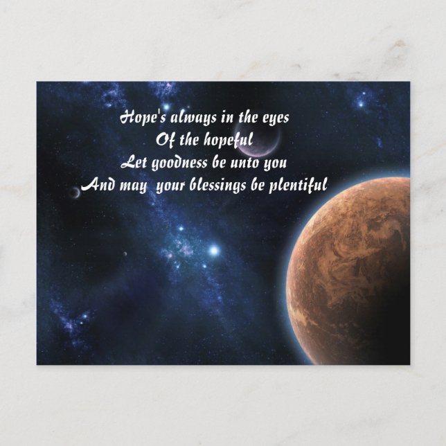 Postal Cartas de bendición (Anverso)