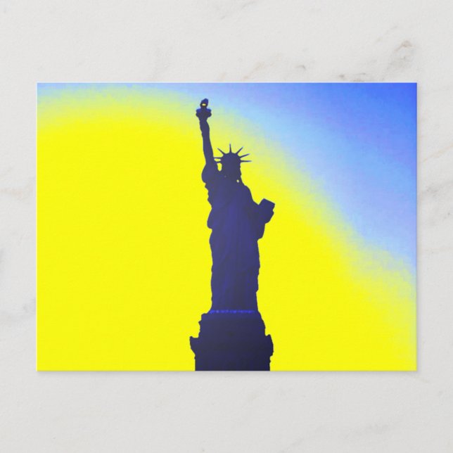 Postal Cartas de la Estatua de la Libertad (Anverso)