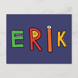 Postal Cartas de Monster "Erik"