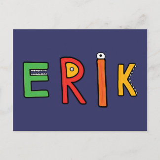 Postal Cartas de Monster "Erik"