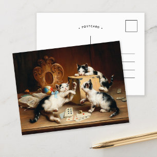 Postal Cartas de póquer   Carl Reichert