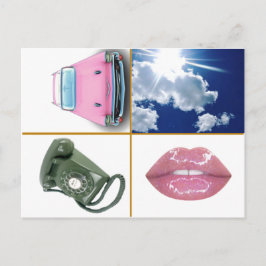 Postal Cartas de símbolos para la mejora y aclaración de 