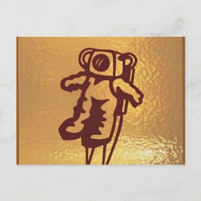 Postal Cartas Gráficas Diseña fotos y símbolos (Anverso)