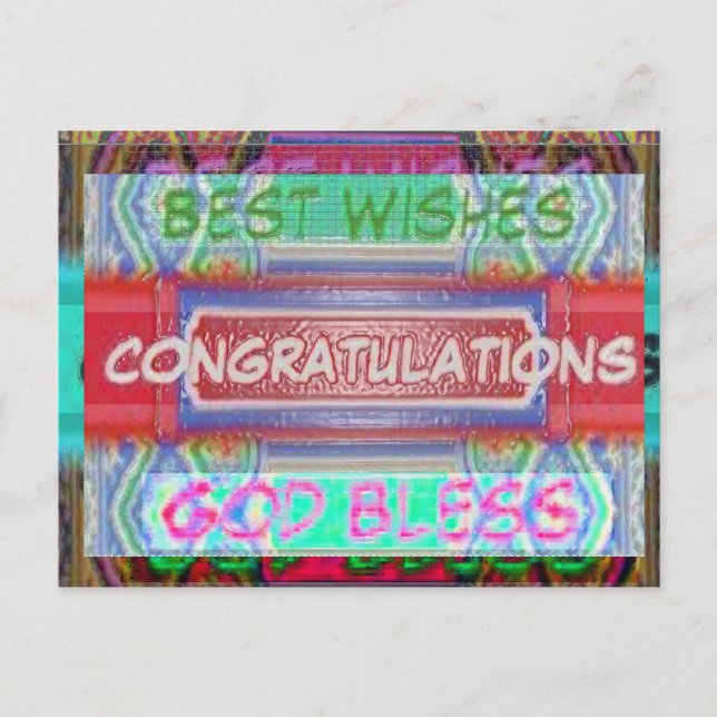 Postal Cartas Gráficas Diseña fotos y símbolos (Anverso)