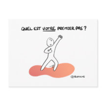 Carte de Coaching "Quel est votre pas 1er pas ?"