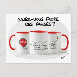 Postal Carte de entrenamiento: ¿Savez-vous faire des paus