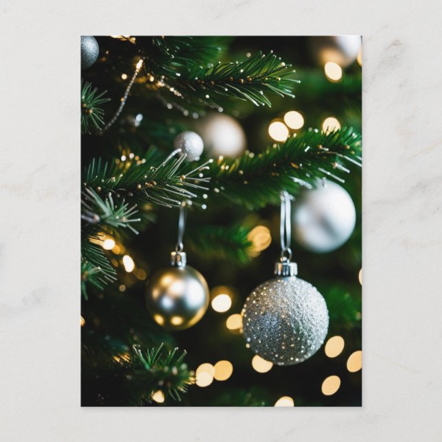 Postal Carte de Noël et fin d'année (Anverso)