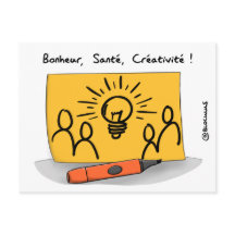 Carte de voeux Créativité