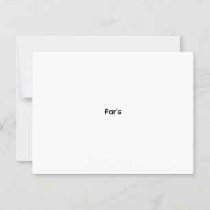 Postal Carte d'Invitación de mariage élégante et personna