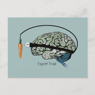 Postal Carte Esprit trail