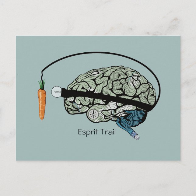 Postal Carte Esprit trail (Anverso)