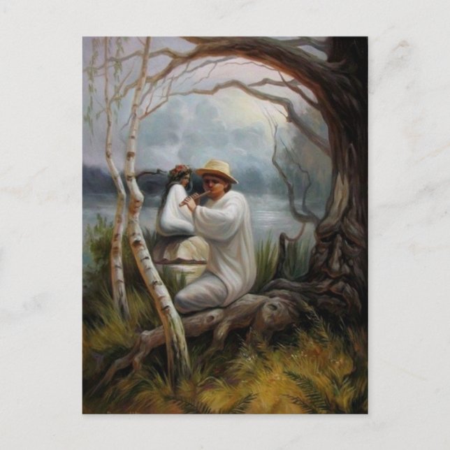 Postal Carte illusion Visage 2 (Anverso)