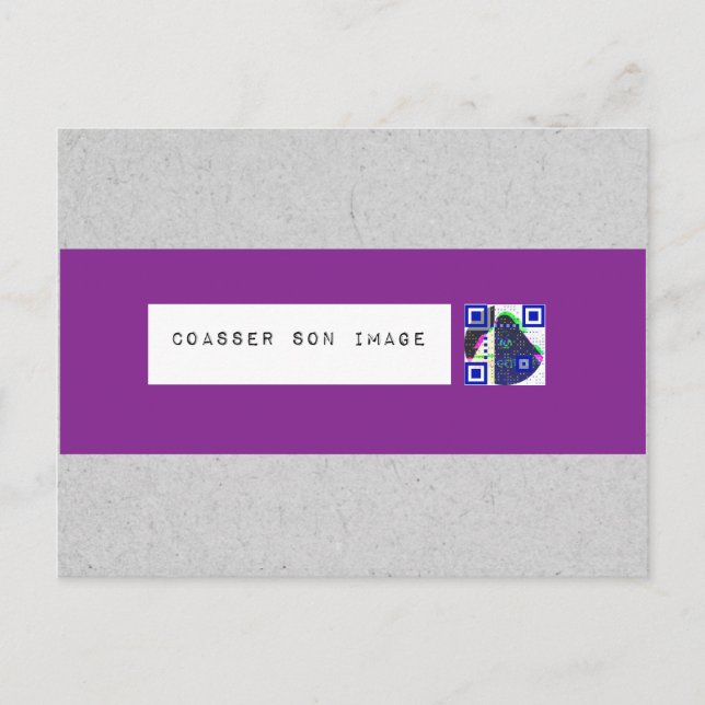Postal Carte "imagen del hijo de Coasser" (Anverso)