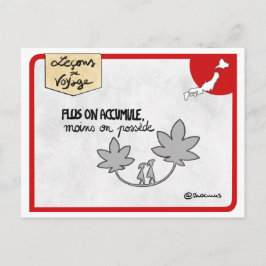 Postal Carte Leçons de voyage : Minimalisme japonais