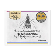 Carte leçons de voyage : Transformez vos obstáculo