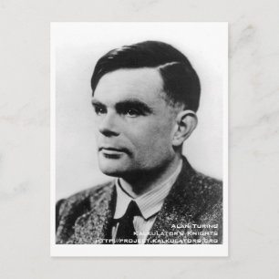Postal Carte postale Alan Turing