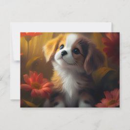 Postal Carte Postale CatDog