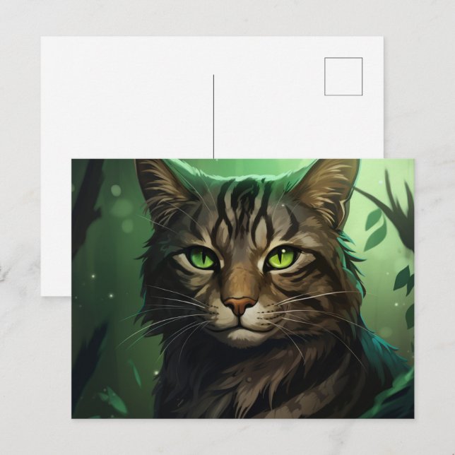 Postal Carte postale Cats in the Wild (Anverso / Reverso)