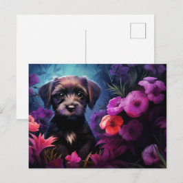 Postal Carte postale Charming Pooch